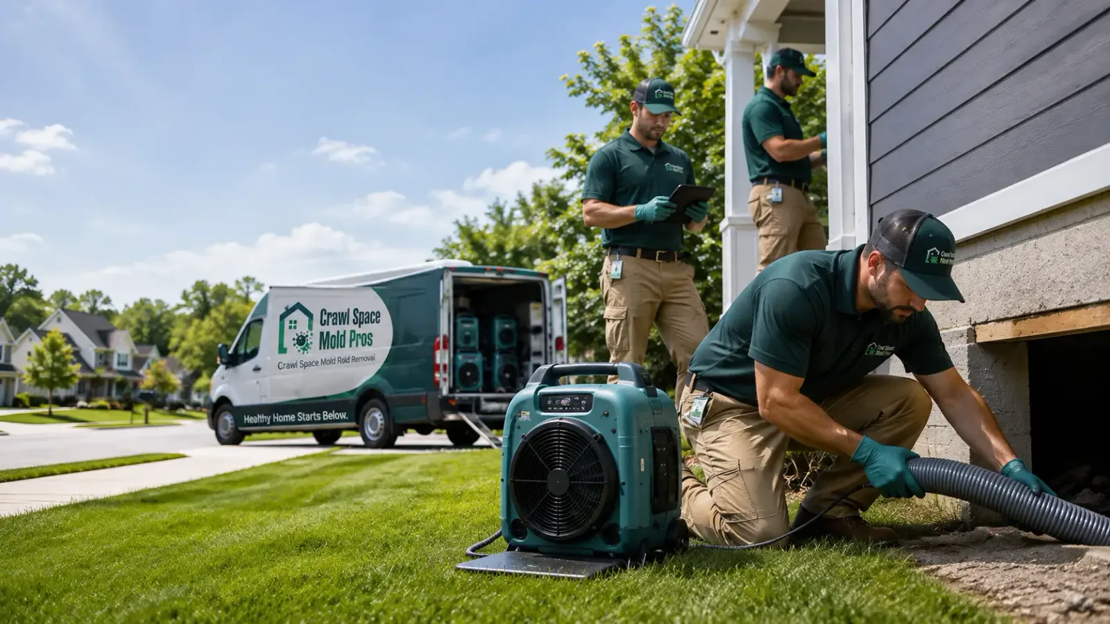 Crawl Space Mold Removal in Dalton, MN